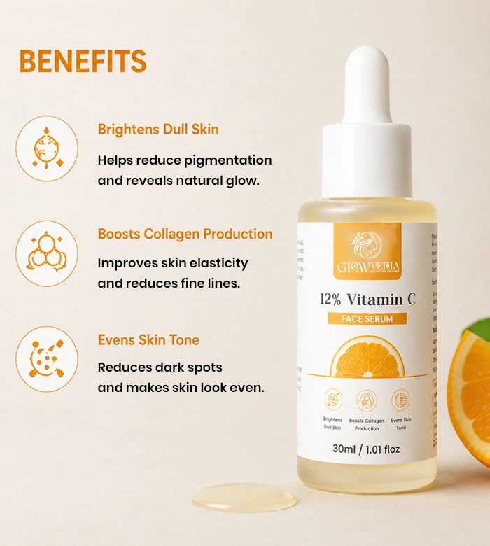 Glowvedda Advance 12% Vitamin C  Brightening Face Serum