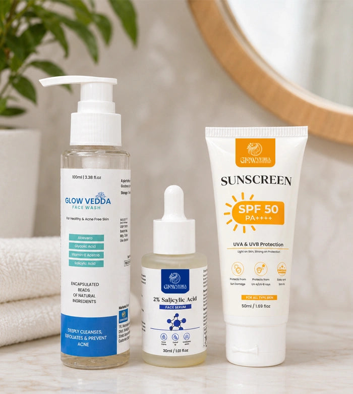 Glow Vedda Clear Skin Anti-Acne Combo