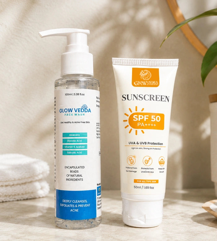 Glowvedda Clear Protect Skincare Combo