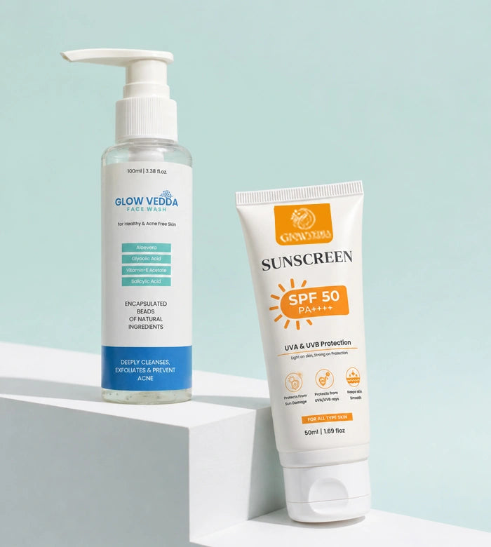 Glowvedda Clear Protect Skincare Combo