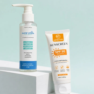Glowvedda Clear Protect Skincare Combo
