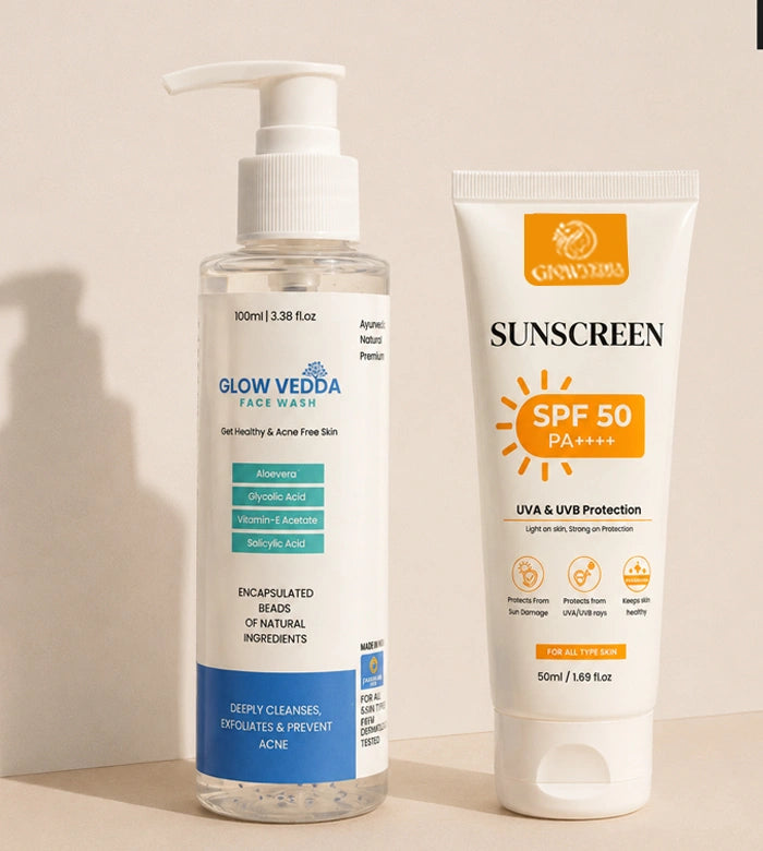 Glowvedda Clear Protect Skincare Combo